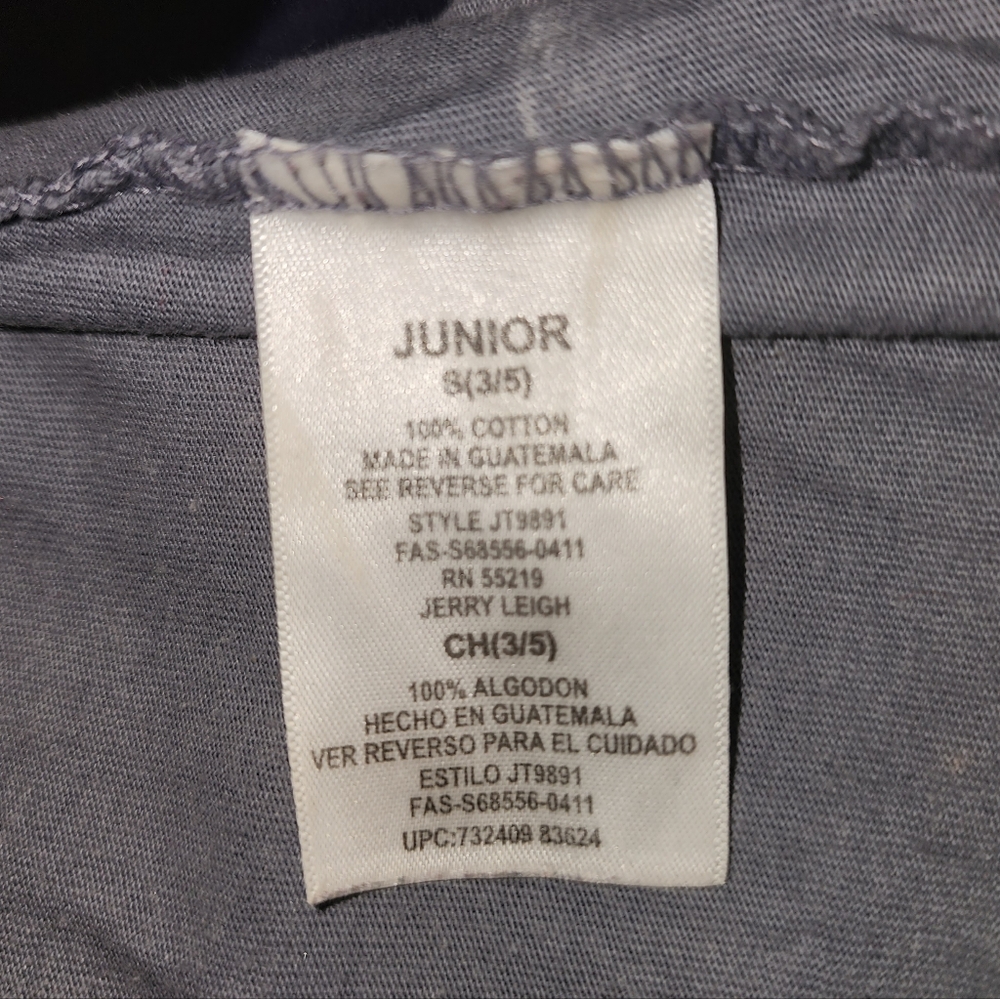 Used, Gray Racerback Tank Top with Cute But Evil Graphic - Picture 3 of 7